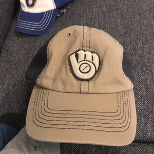 Milwaukee Brewers baseball cap hat